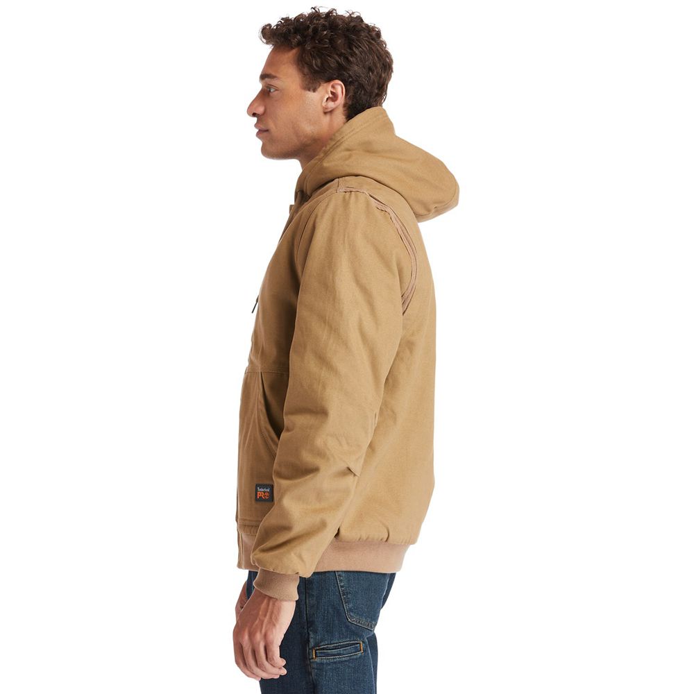 Jaqueta Masculino - Timberland Pro® Gritman Lined, Hooded Lona - CIMAO5816 - Marrom